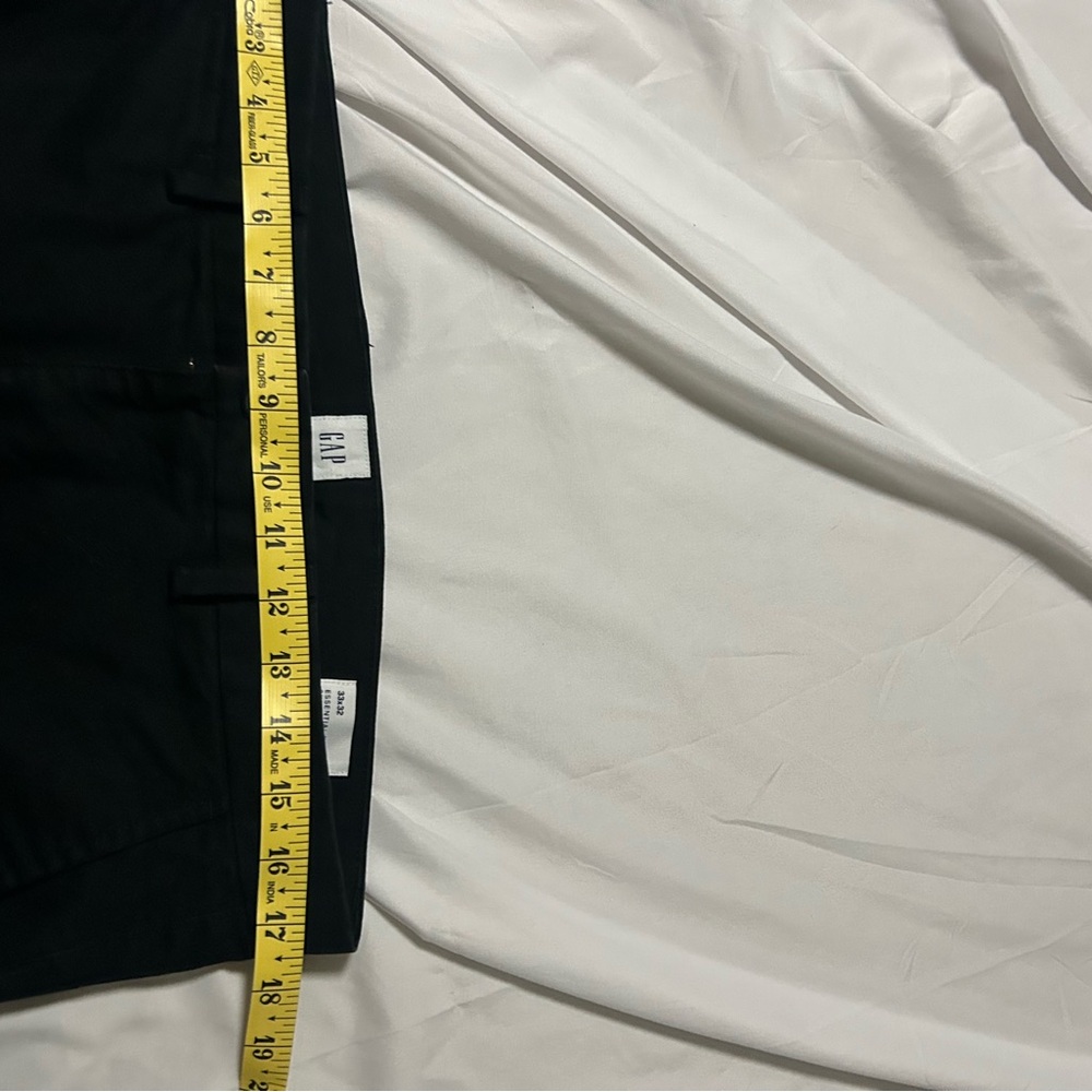 Gap Essential Khaki Skinny Black 33 X 32 Casual Chinos - Picture 11 of 12